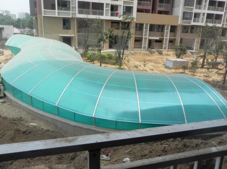 耐力板彎曲通道